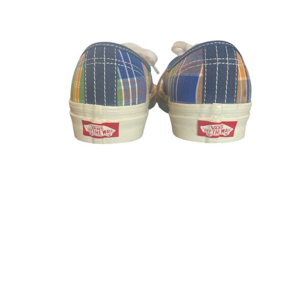 VANS ANAHEIM FACTORY 44DX LOW TOP PLAID CANVAS LACE UP SHOES MEN/WOMEN - Picture 4 of 9